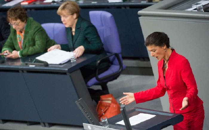 Sahra Wagenknecht ruft zu NATO-Auflösung und Verteidigungsbündnis mit Russland auf