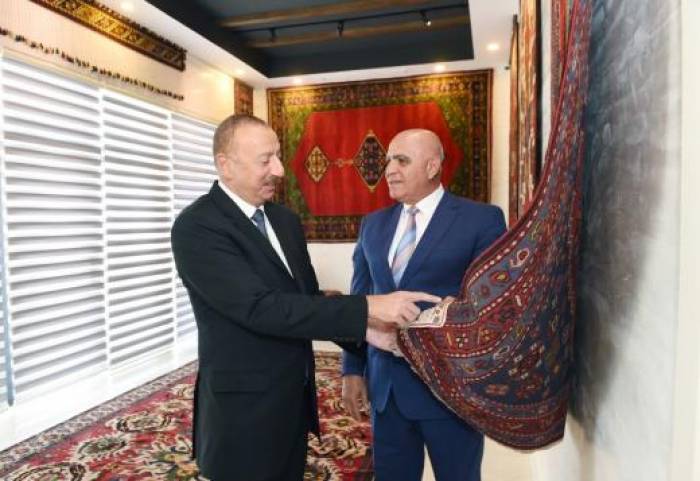 Aserbaidschan wird innerhalb von drei Jahren 30 Teppichfabriken eröffnen - Ilham Aliyev