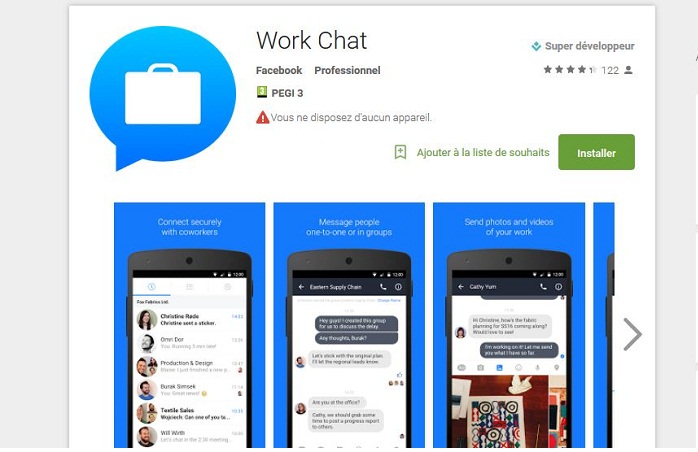 Facebook lance une version Pro de Messenger
