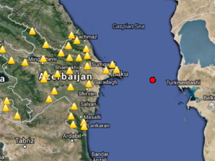 Earthquake hits Baku