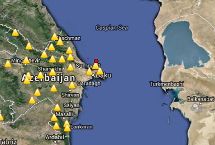 Underwater earthquake jolts Caspian Sea