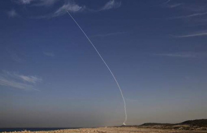 Un missile en direction d'Israël intercepté