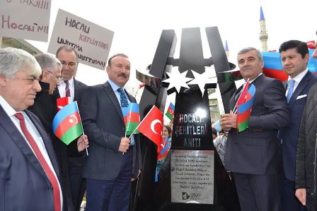 Türkiyədə Xocalı abidəsi açıldı