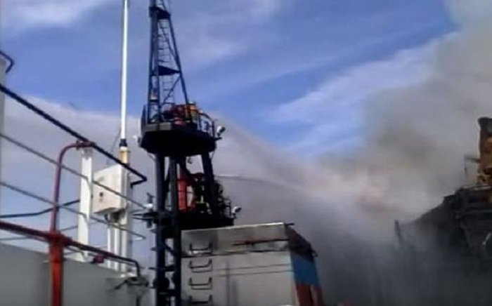 Gas outburst at SOCAR’s Gunashli platform develops into fire - UPDATED