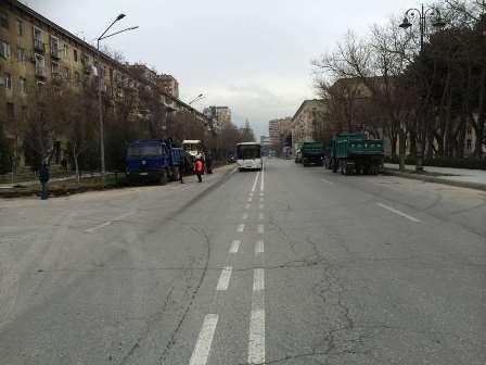 Mərkəzi küçə 6 günlük bağlanır