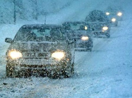 Qarlı hava ilə bağlı sürücülərə xəbərdarlıq 