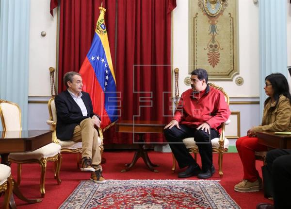 Rodríguez Zapatero se reúne con Maduro para reactivar el diálogo en Venezuela