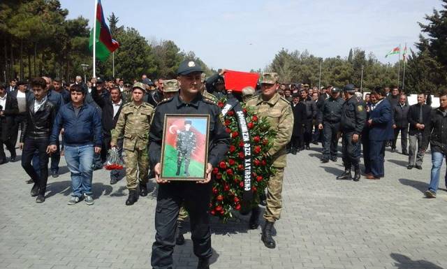 Şəhidimiz Sumqayıtda dəfn olundu- Fotolar