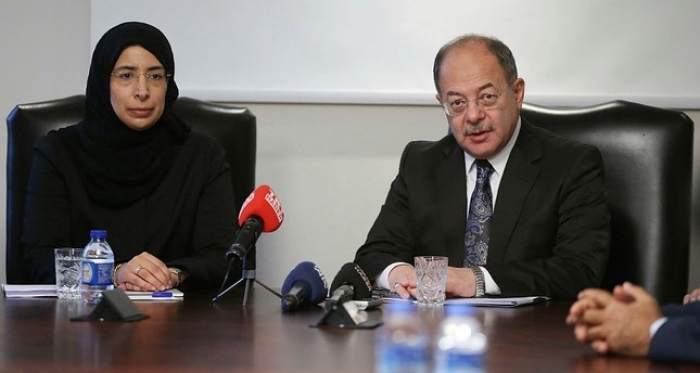 نائب رئيس الوزراء التركي يستقبل وزيرة الصحة القطرية بأنقرة