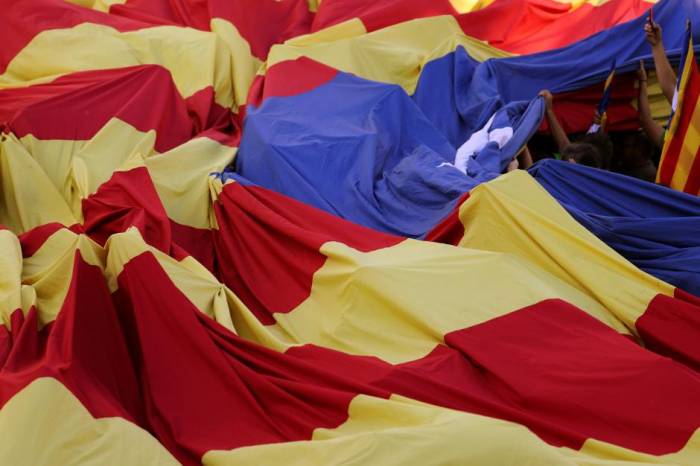 Eine Million Katalanen fordern Unabhängigkeit von Spanien