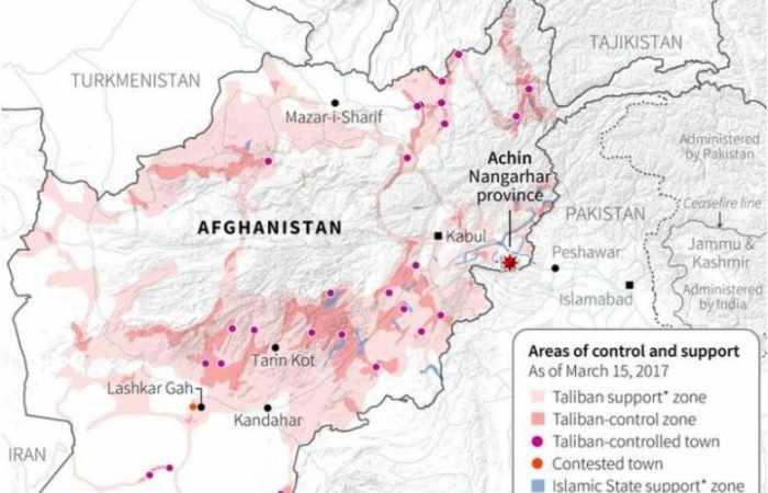 Ministerium - 36 IS-Kämpfer durch US-Riesenbombe in Afghanistan getötet