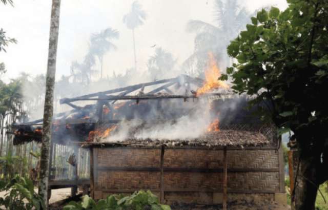 حرق 6600 منزل للروهينجا في ميانمار