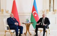   Le président Aliyev s’entretient en tête-à-tête avec son homologue biélorusse  