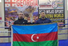 Azərbaycanlı iki polis Tbilisidə medal qazandı