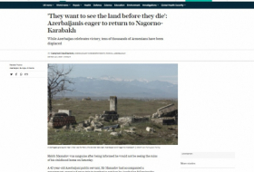     “The Telegraph”:    Azərbaycanlılar Qarabağa qayıtmağı səbirsizliklə gözləyir 