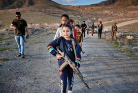    ABŞ ordusunun veteranları erməni uşaqlara hərbi təlim keçir   