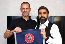   Rovschan Najaf traf sich mit dem UEFA-Präsidenten  