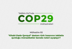 COP29-la bağlı silsilə mühazirələr davam etdirilir  
