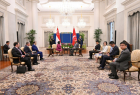   Singapore’s president hails relations with Azerbaijan  
