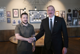   Le président Ilham Aliyev discute des relations bilatérales avec Zelensky  