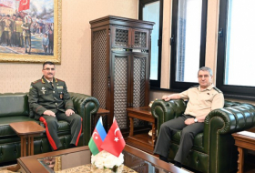 General-mayor Vasif Kazımov Türkiyə QQ komandanı ilə görüşüb