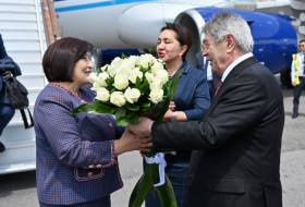 Milli Majlis's Sahiba Gafarova arrives in Uzbekistan on a working visit