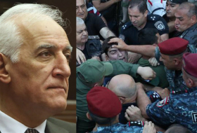    Ermənistan prezidenti zorakılıq edən polislərin tərəfini saxladı   