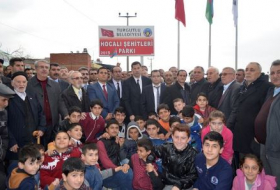 Türkiyədə Xocalı Parkı açıldı