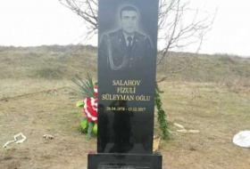 Şəhid Salahovun doğum günüdür - FOTO