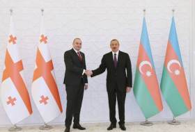 Prezident Gürcüstanın Baş naziri ilə görüşüb - FOTOLAR