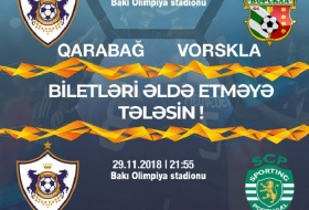 “Qarabağ”ın oyunlarının biletləri satışda