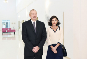  Prezident xanımı ilə Elmi-Tədqiqat Tibbi Bərpa İnstitutunda -  FOTOLAR   