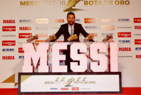    Messi beşinci dəfə “Qızıl Buts”un sahibi oldu   