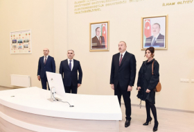  Prezident xanımı ilə “Bakı Ağ Şəhər”də  -  FOTOLAR   