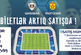 “Qarabağ”ın oyununa biletlər satışda