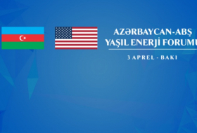 Azərbaycan-ABŞ Yaşıl Enerji Forumu keçiriləcək