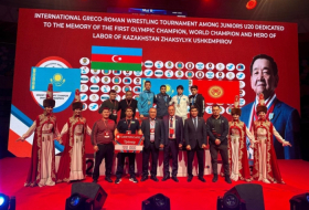    Güləşçilərimiz Qazaxıstanda 10 medal qazanıblar   
