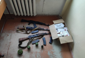 Weapons and ammunition detected in Azerbaijan's Khankendi