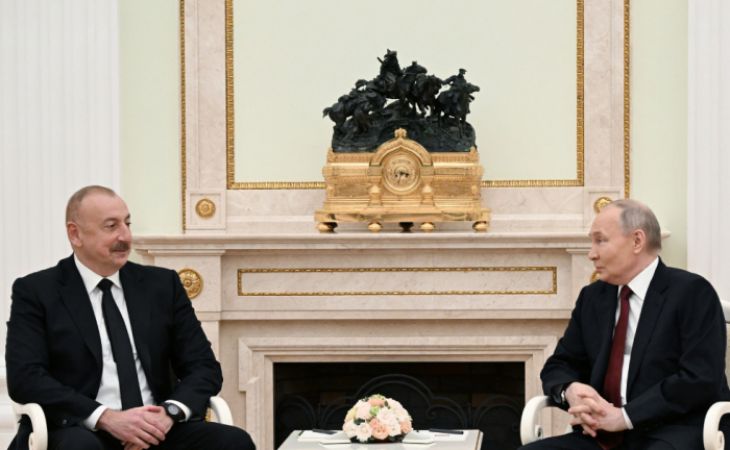  Los Presidentes de Azerbaiyán y Rusia almorzaron juntos 