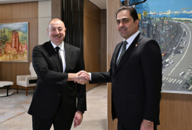   Präsident Ilham Aliyev empfängt den Parlamentspräsidenten des Irak  