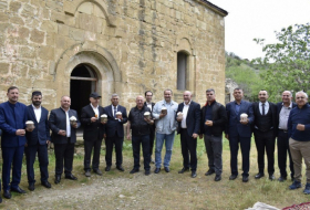 Religious figures visit Albanian temples in Azerbaijan's Sugovushan and Talish