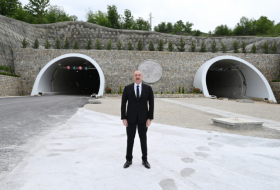    Prezident tunelin açılışında iştirak etdi  
   