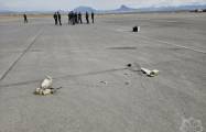 Remnants of the drone that hit Nakhchivan Airport
