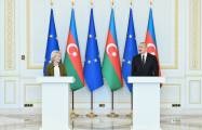 İlham Əliyev və Ursula Fon der Lyayen mətbuata bəyanatlarla çıxış ediblər | VIDEO