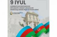 Diplomatik xidmət orqanlarının yaradılmasından 107 il ötür