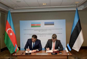 Azərbaycan-Estoniya arasında protokol imzalanıb - Foto